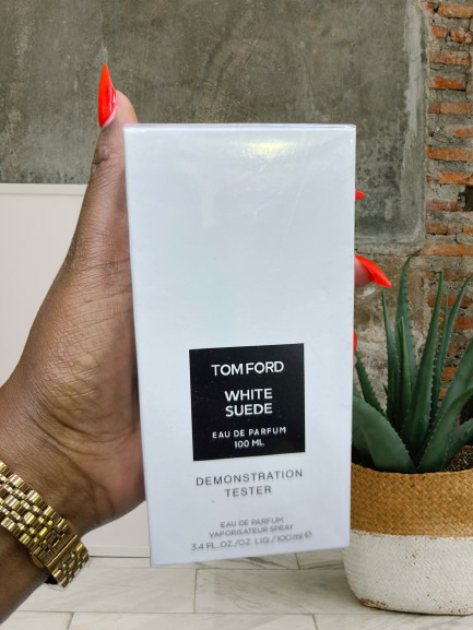 Tom Ford white suede
